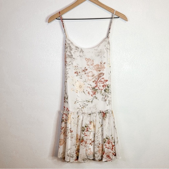 NWOT Hello Molly Loco For You Dress White Pink Print 6 Medium - Picture 5 of 8